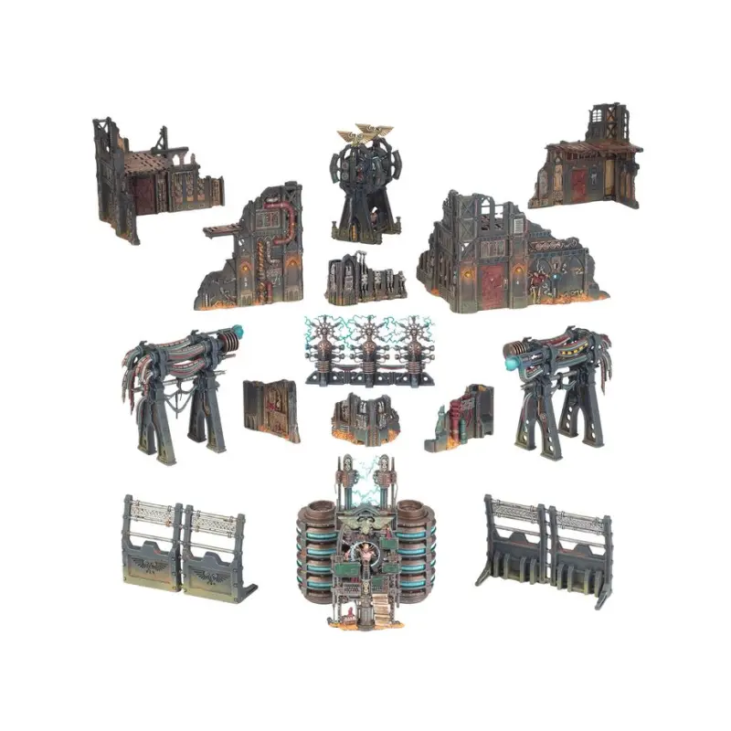 Set battlezone combat patrol battlezone terrain, warhammer 40k, games workshop, model 73-401